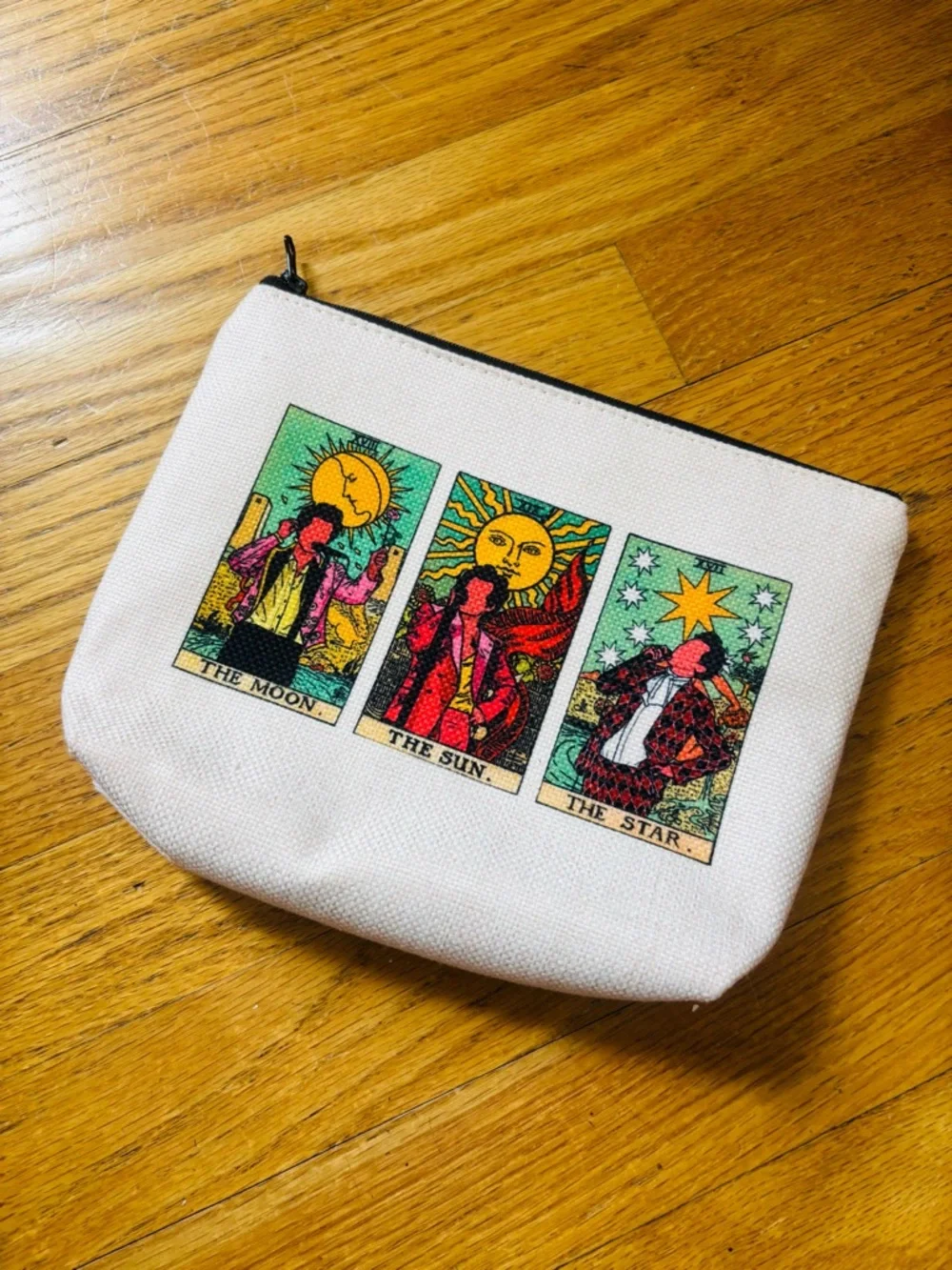 Tarot Card Pop Art Canvas Zip Pouch